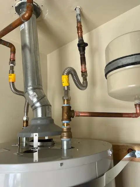 Water heater installation and plumbing repair in South Riding